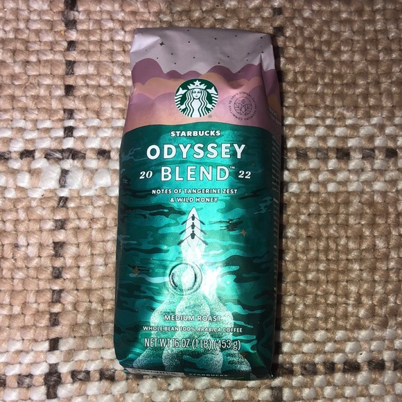 RARE NEW STARBUCKS 2022 ODYSSEY BLEND ONE POUND WHOLE BEAN BAG